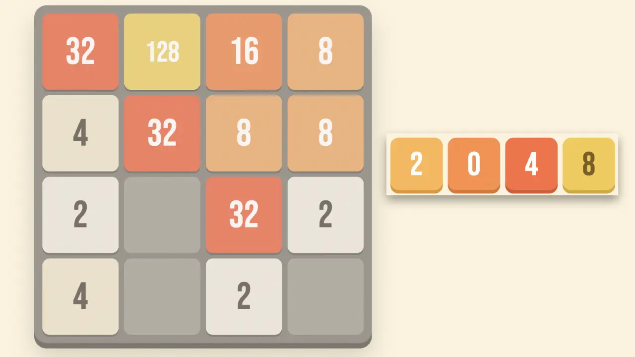 2048 — free puzzle game