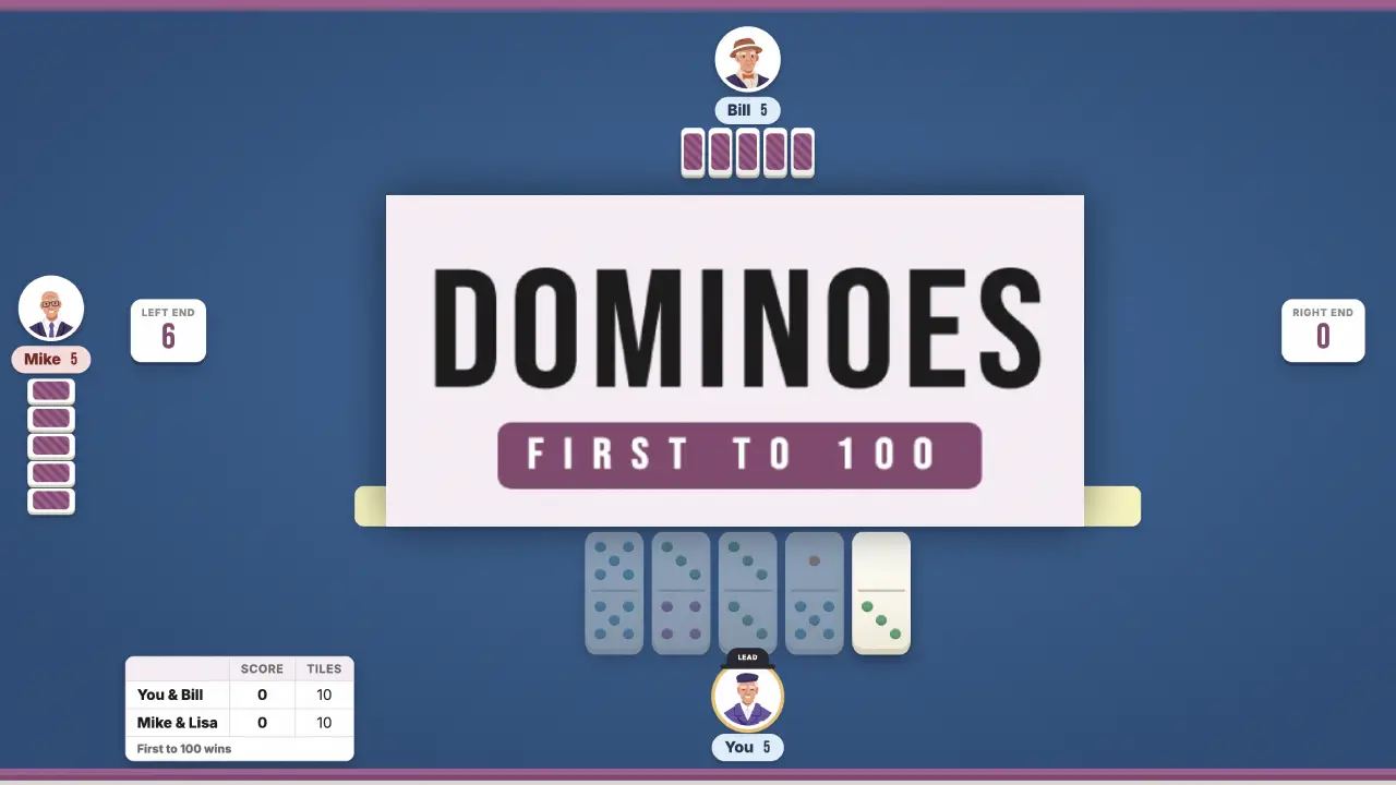 Dominoes — free board-game game