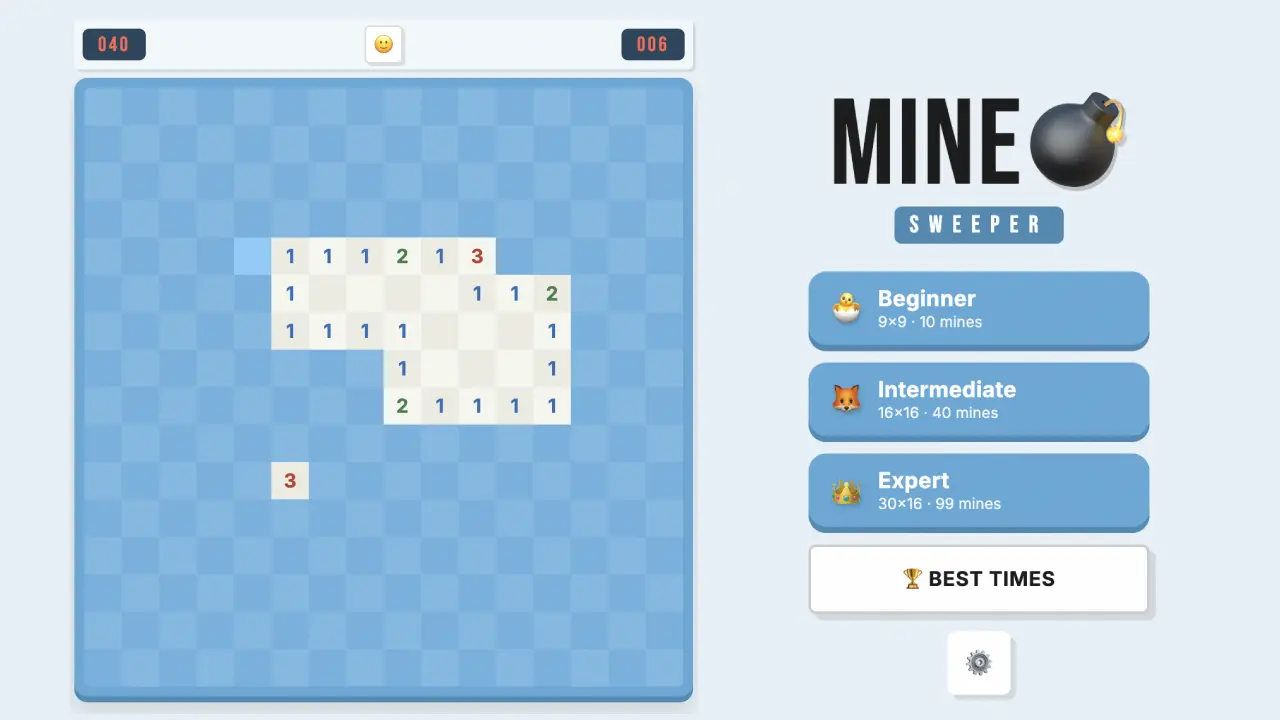 Minesweeper Classic — free puzzle game