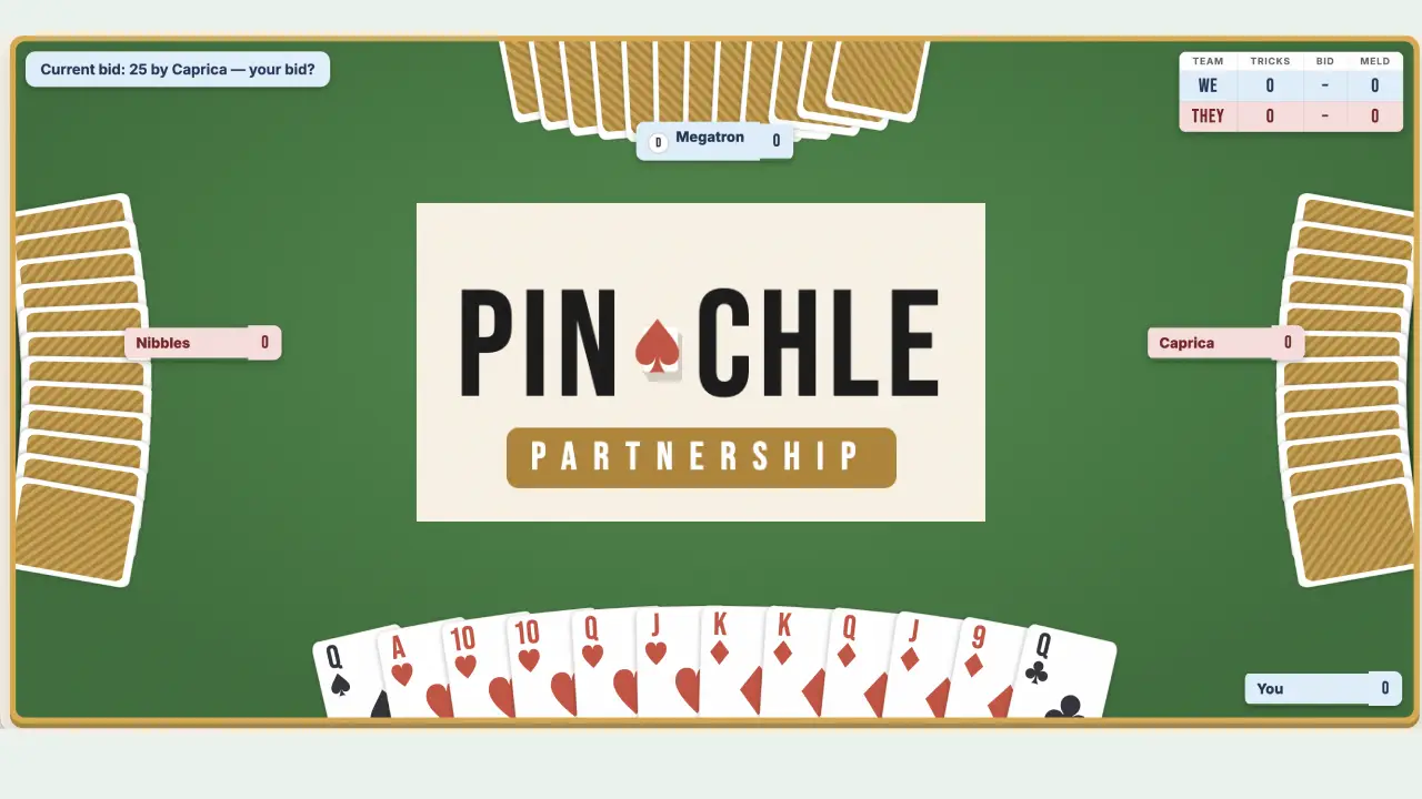 Pinochle — free board-game game